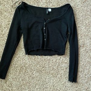H&M sweater crop top